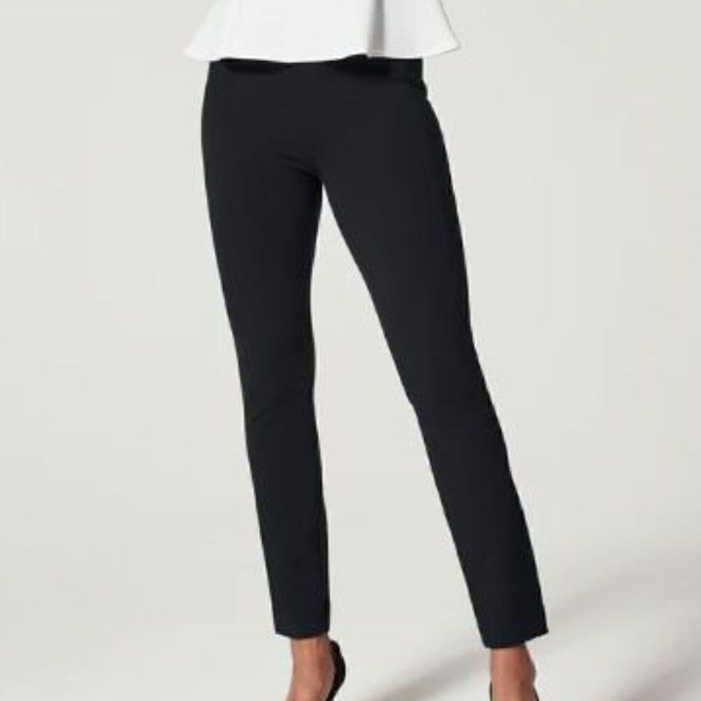 SPANX The Perfect Pant Ankle Back Seam Skinny Black Small